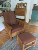 Morris chair with ottoman