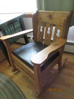 Arts & crafts style rocker